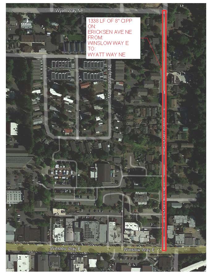 Ericksen Ave Capitol Improvement Sewer Slip Line Project