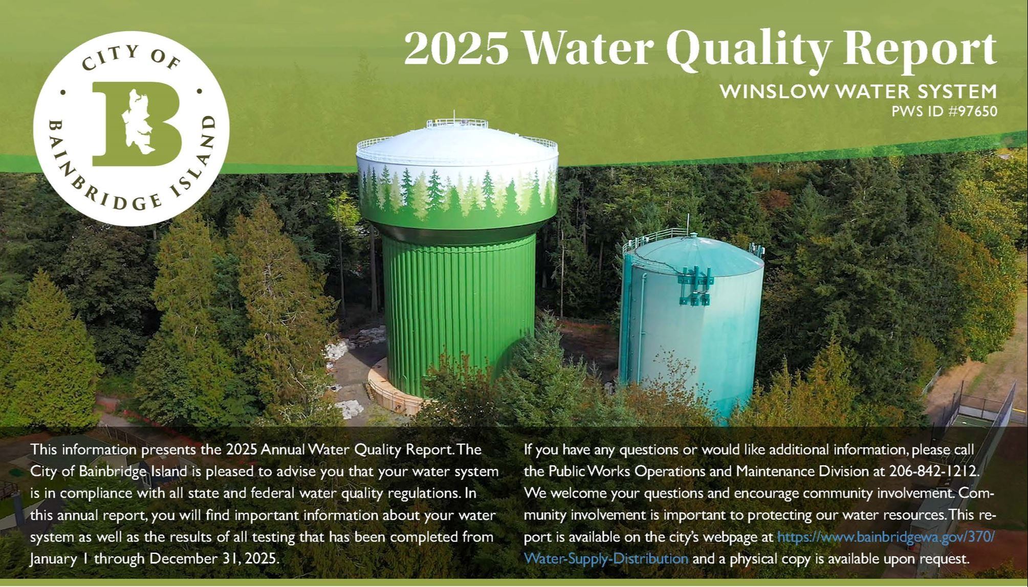 2025 Winslow Water Quality Report